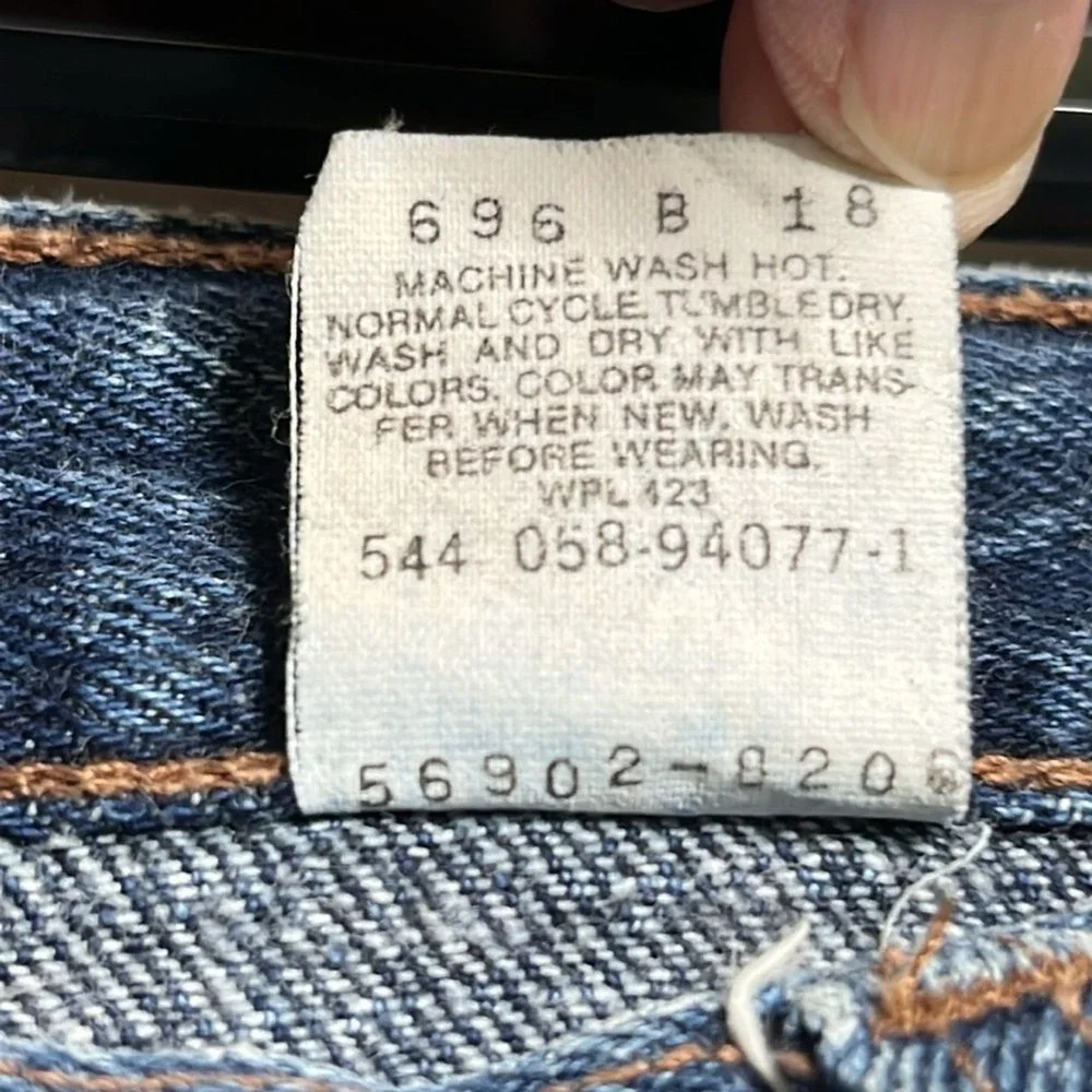 Levi's High Waisted Jeans Women Size 10‎  Vintage Orange Tab USA